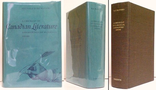 Image for Checklist of Canadian Literature and Background Materials 1628-1960. 2nd ed. in dj Checklist of Canadian Literature and Background Materials 1628-1960. 2nd ed. in dj