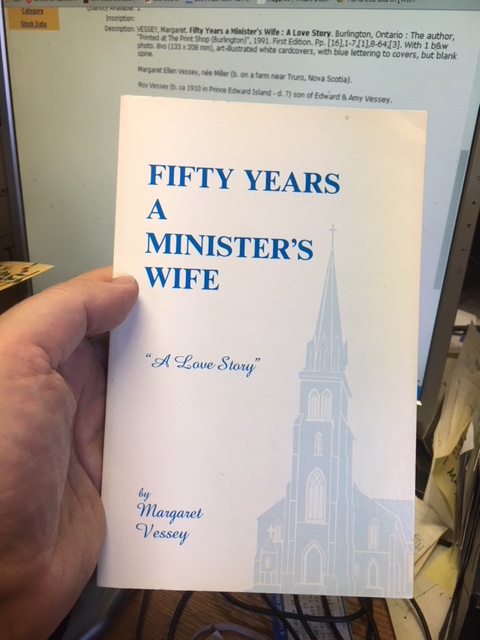 Fifty Years a Minister's Wife : A Love Story. First Edition, Signed.