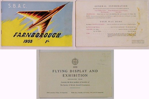 Image for Flying Display and Exhibition : 1955, Sixteenth Year, featuring the latest products of members of the Society of British Aircraft Constructors