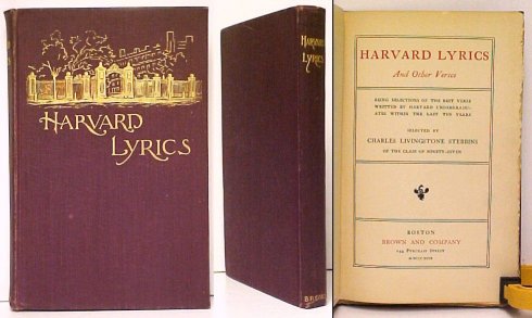 Image for Harvard Lyrics and Other Verses Harvard Lyrics and Other Verses