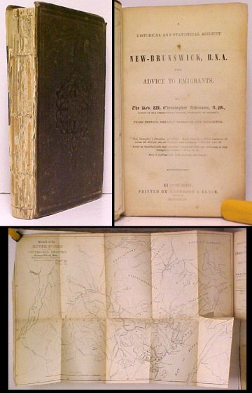 Image for Historical and Statistical Account of New Brunswick. 3rd ed. lacks map Historical and Statistical Account of New Brunswick. 3rd ed. lacks map