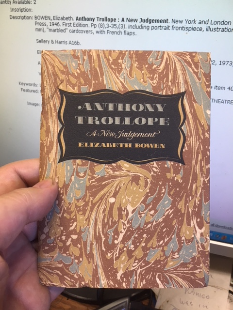 Anthony Trollope : A New Judgement. First Edition