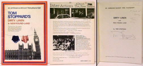 Dirty Linen and New-Found-Land. First Trade Edition, Signed