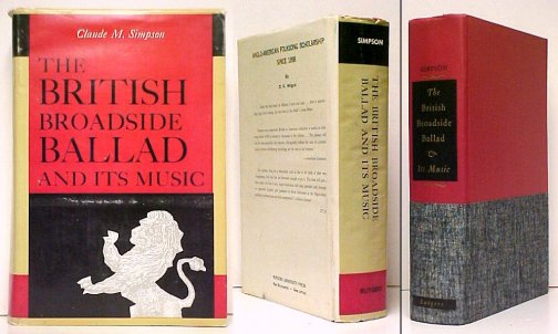 Image for British Broadside Ballad and Its Music. US in dj. British Broadside Ballad and Its Music. US in dj.