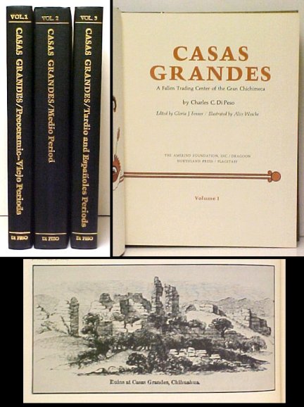 Casa Grandes : A Fallen Trading Center of the Gran Chichimeca. Three Volumes