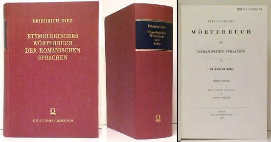 Image for Etymologisches Wrterbuch der Romanischen Sprachen Etymologisches Wrterbuch der Romanischen Sprachen