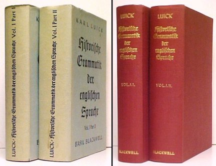 Image for Historische Grammatik der Englischen Sprache. 2 vols in dj. Historische Grammatik der Englischen Sprache. 2 vols in dj.