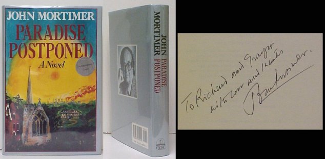 Paradise Postponed. 1st UK in dj. signed presentation.