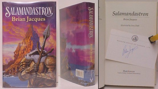 Salamandastron. First Edition in dustjacket, Signed.