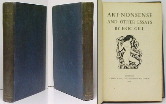 Image for Art - Nonsense and Other Essays. First Trade Edition