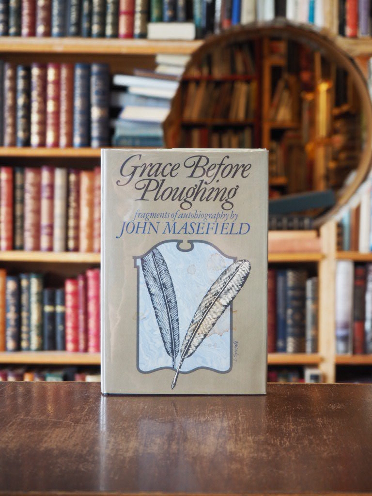Grace Before Ploughing: Fragments of Autobiography. First American Editionin dustjacket