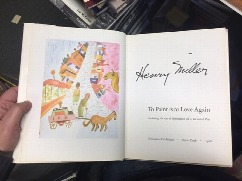To Paint is to Love Again, including the text of Semblance of a Devoted Past. First Edition in dust jacket
