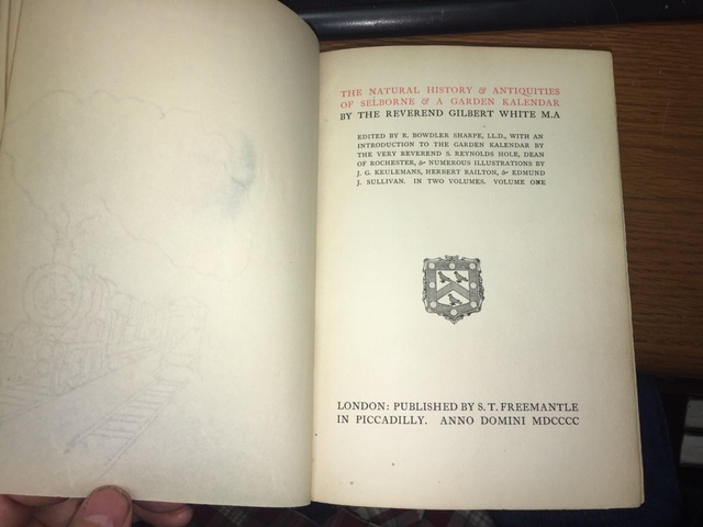 The Natural History & Antiquities of Selborne & A Garden Kalendar.