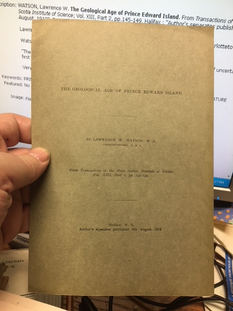 Geological Age of Prince Edward Island