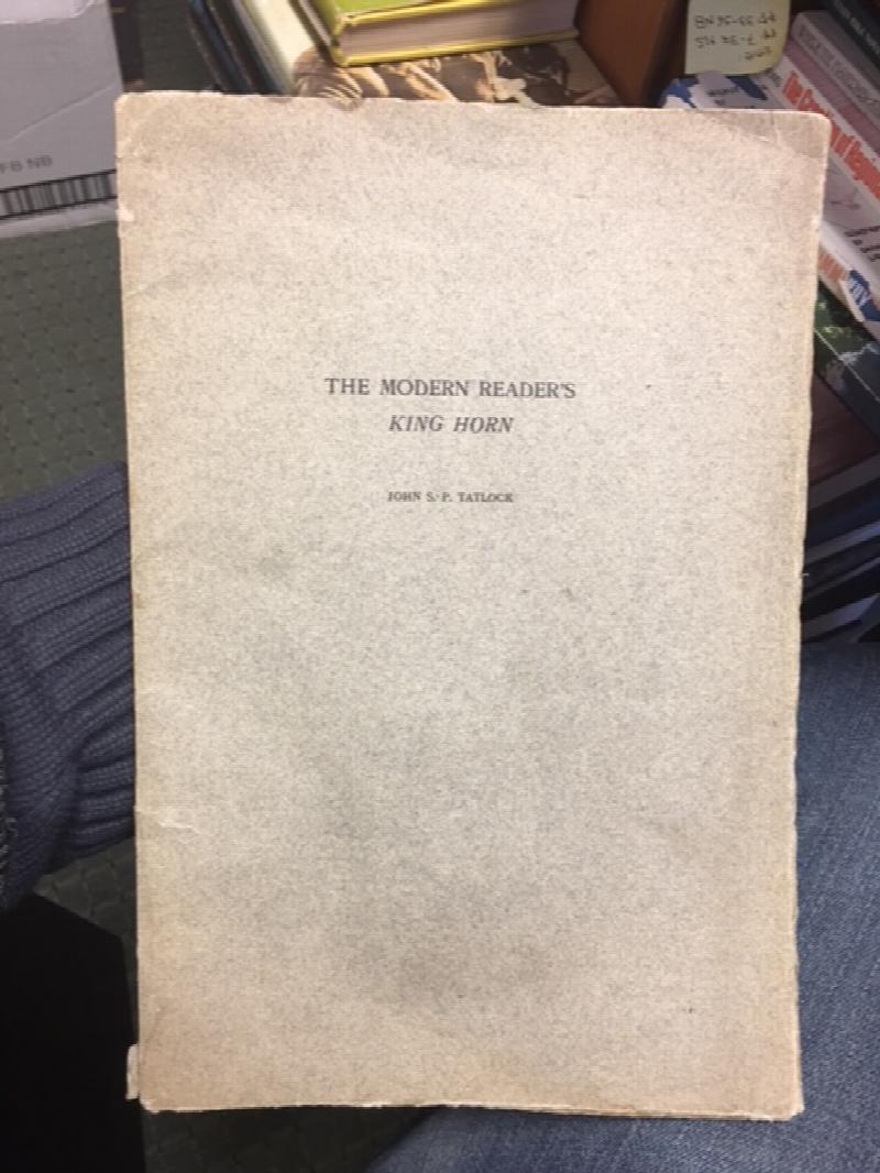 The Modern Reader's King Horn. [Reprint from the University of