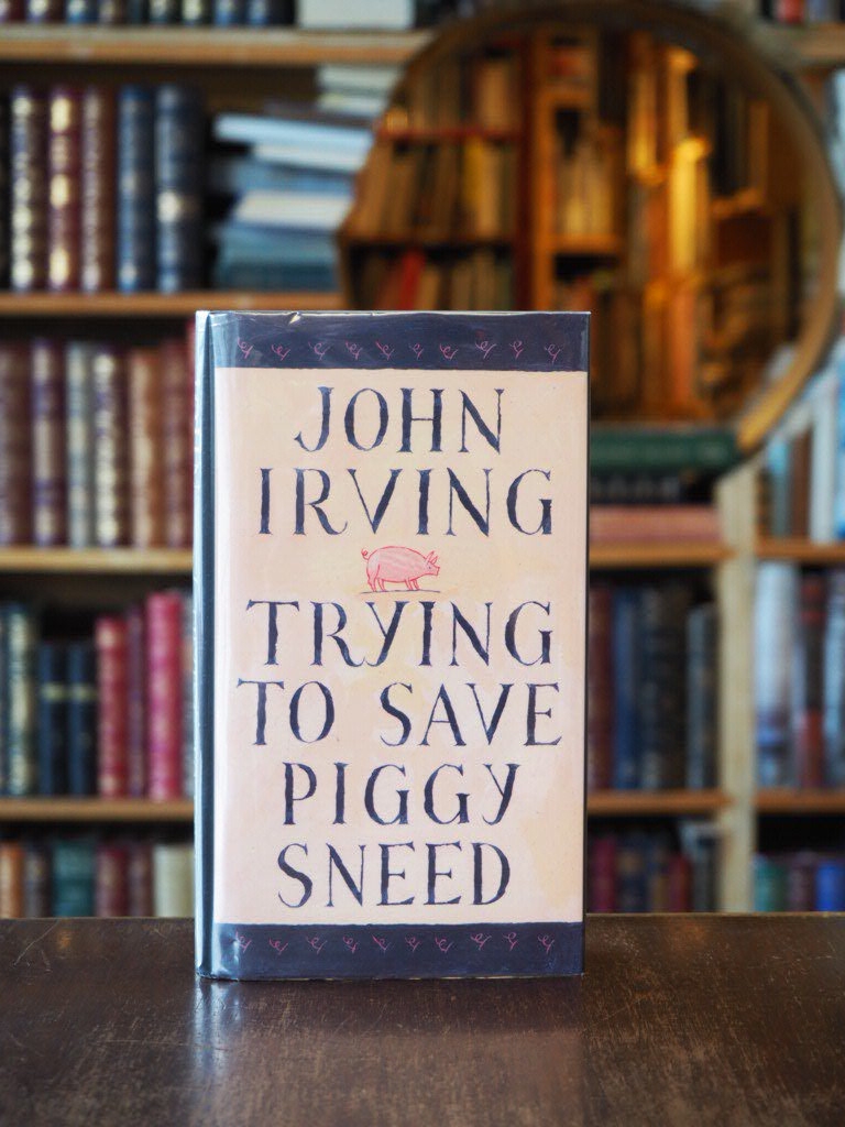 Trying to Save Piggy Sneed. 1st US edition, signed