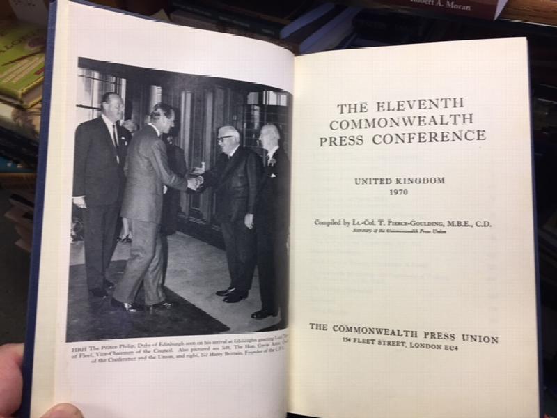 Image for The Eleventh Commonwealth Press Conference : United Kingdom 1970. First Edition The Eleventh Commonwealth Press Conference : United Kingdom 1970. First Edition