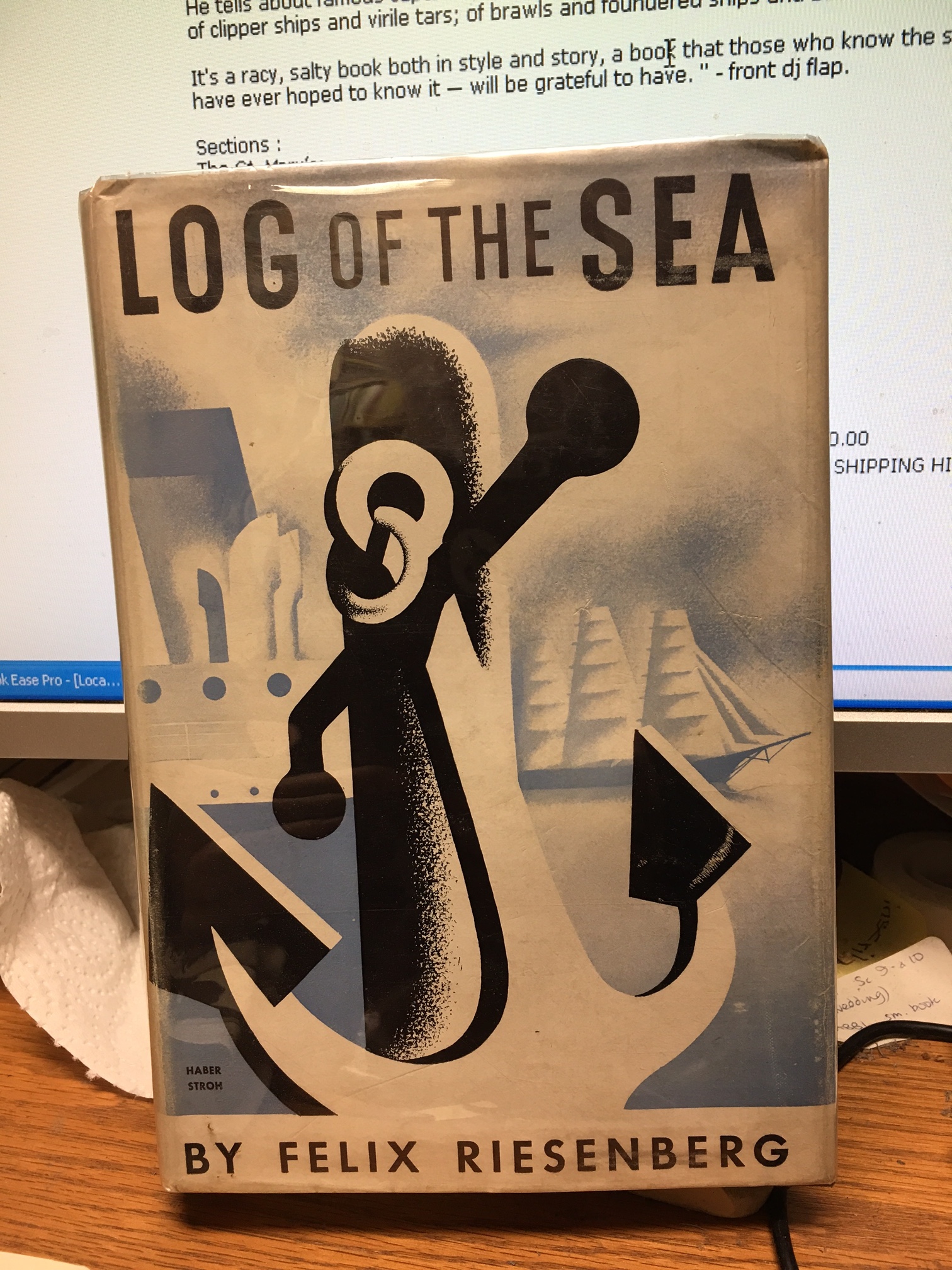 Image for Log of the Sea. First Edition in dustjacket