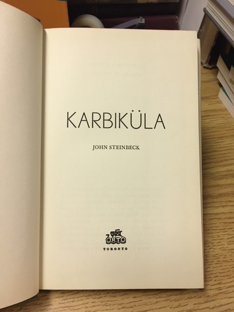 Image for Karbikula. in dustjacket. 