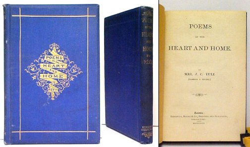 Image for Poems of the Heart and Home. First Edition