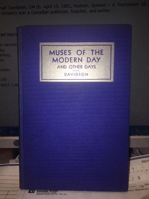 Image for Muses of the Modern Day and Other Days. First Edition