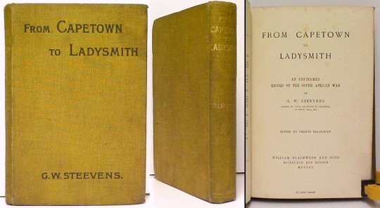 Image for From Capetown to Ladysmith: An Unfinished Record of the South African War. UK cloth. From Capetown to Ladysmith: An Unfinished Record of the South African War. UK cloth.