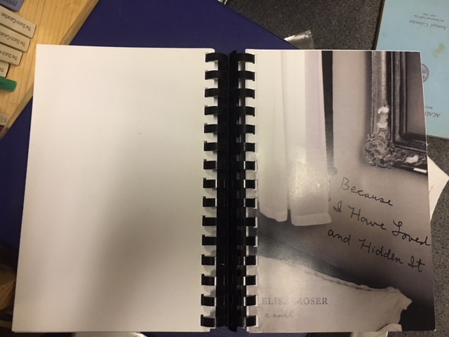 Image for Because I Have Loved and Hidden It : a novel. Uncorrected Proof. Signed