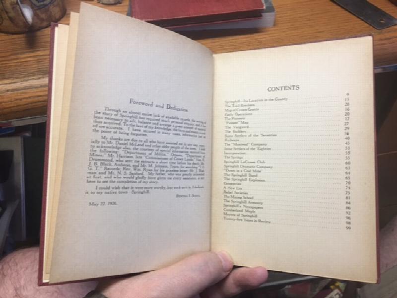 Springhill : A Hilltop in Cumberland. First Edition