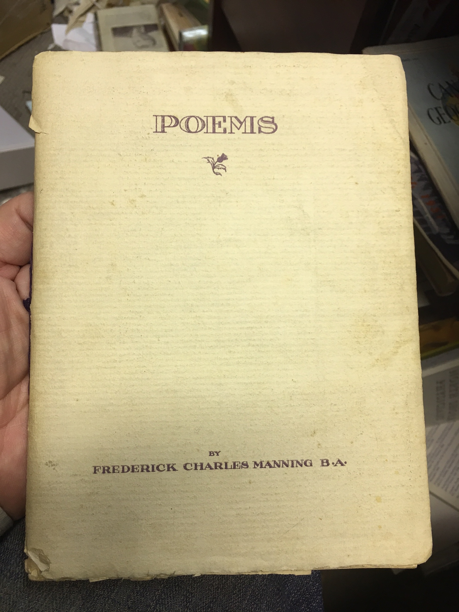 Poems. First Edition. Image for Poems. First Edition.