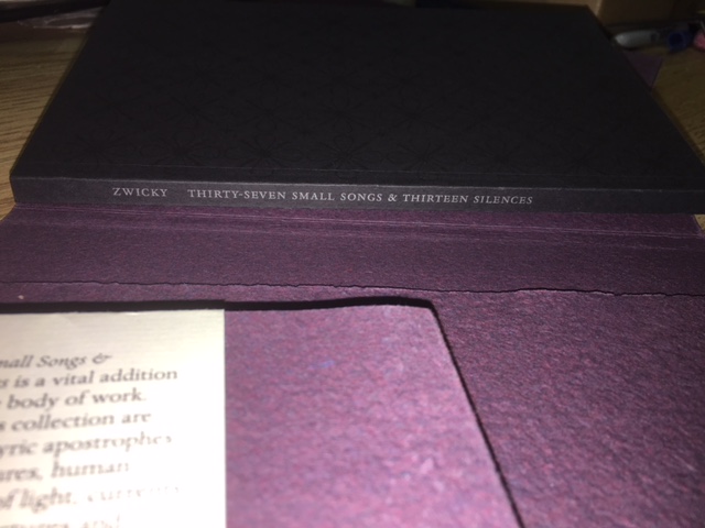 Image for Thirty-seven Small Songs & Thirteen Silences. First Edition