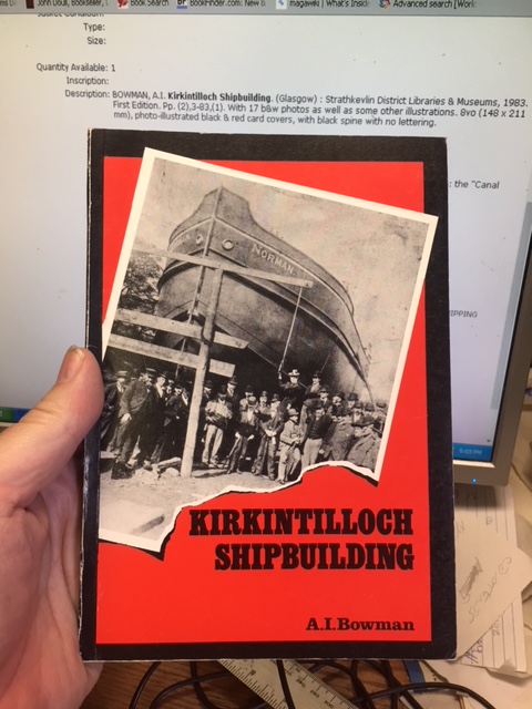 Image for Kirkintilloch Shipbuilding. First Edition.